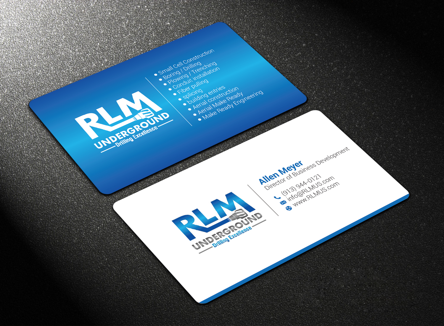 Business Card Design by Imagine design000 for RLM Underground | Design #23529027