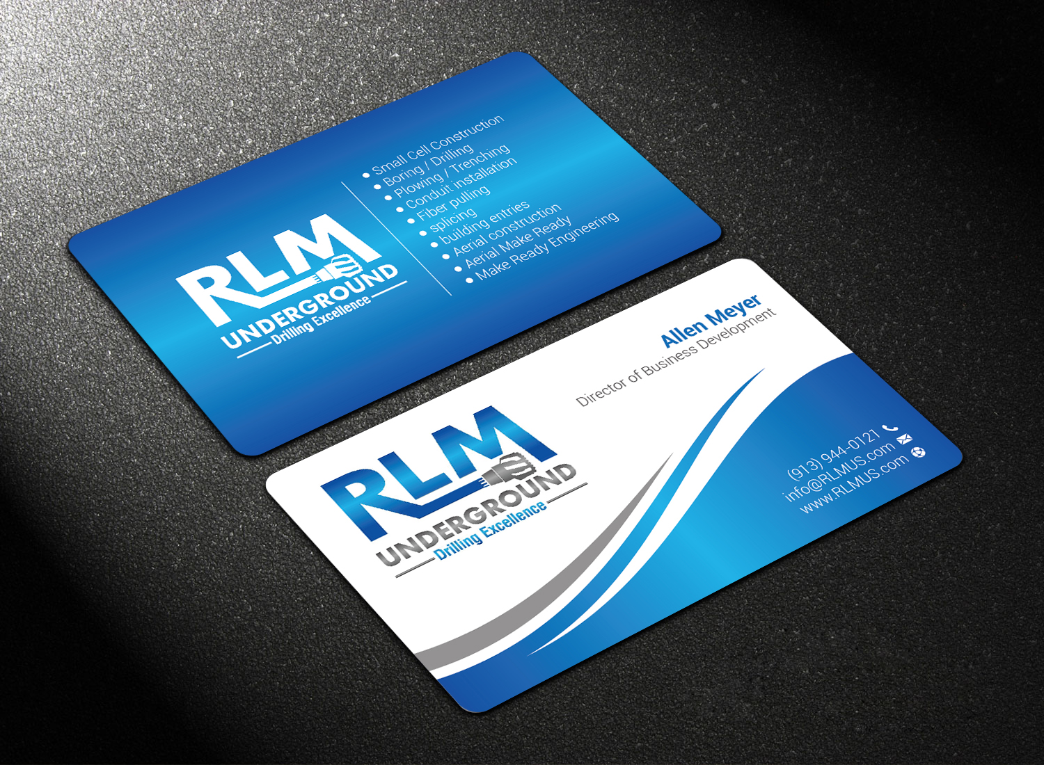 Business Card Design by Imagine design000 for RLM Underground | Design #23529031
