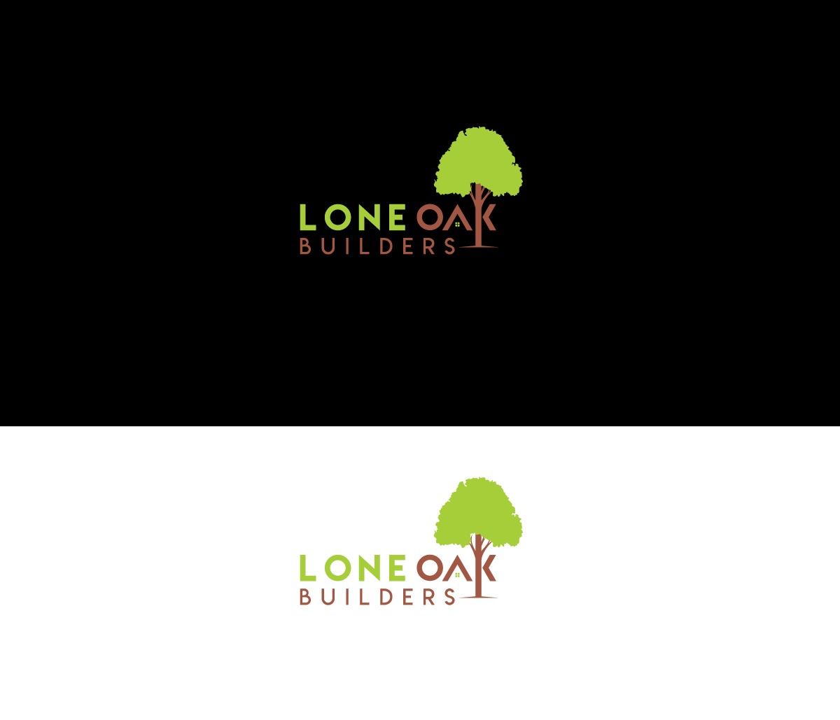 Logo Design by bijuak for Lone Oak Builders | Design #23526947