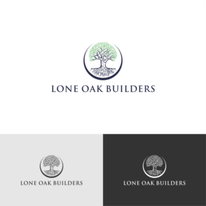 Logo Design by DoArt45 for Lone Oak Builders | Design: #23539212