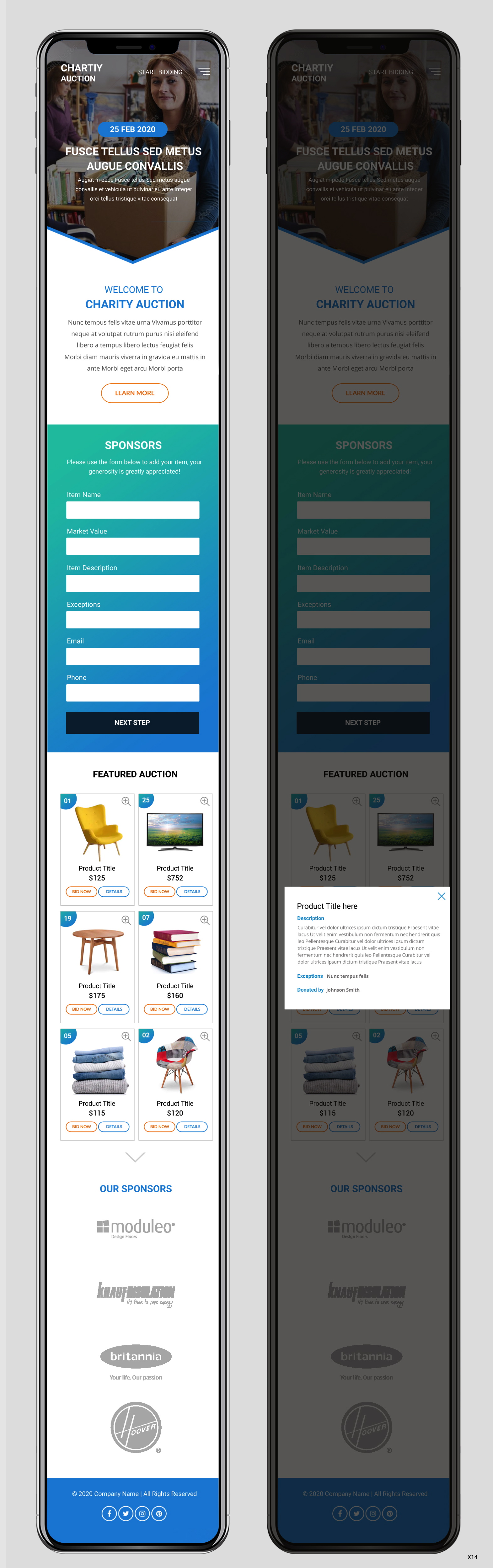 Web Design by pb for this project | Design #23603021