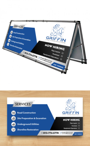 Project Sign for Construction Company | Schilder-Design von ecorokerz