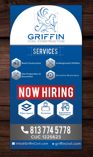Project Sign for Construction Company | Schilder-Design von SAI DESIGNS