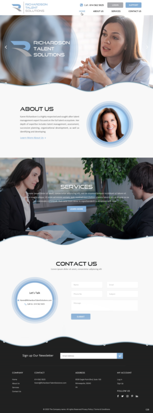 Web Design by pb for Richardson Talent Solutions | Design: #23565362