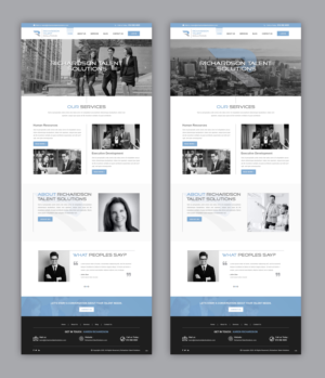 Web Design by pb for Richardson Talent Solutions | Design: #23565375