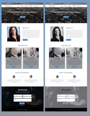 Web Design by pb for Richardson Talent Solutions | Design: #23565383