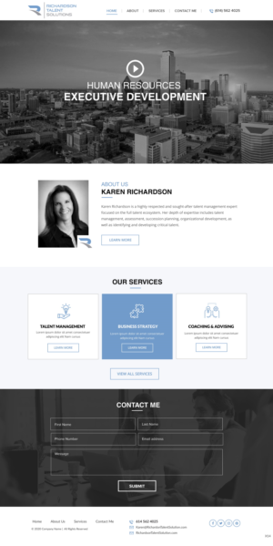 Web Design by pb for Richardson Talent Solutions | Design: #23565388