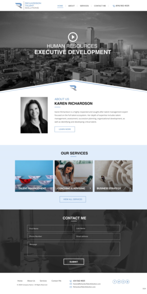 Web Design by pb for Richardson Talent Solutions | Design: #23565389