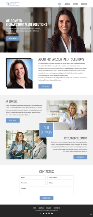Web Design by pb for Richardson Talent Solutions | Design: #23574977