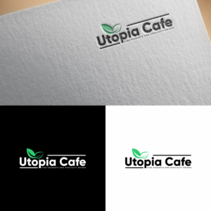 Utopia Cafe | Logo Design by ZiangArt_Studio
