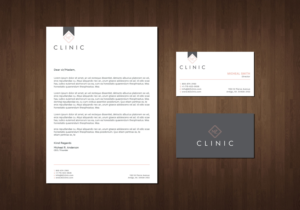 Stationery Design by Tripti Ranjan Gain for Derma Kliniek | Design: #23544935