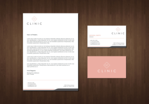 Stationery Design by Tripti Ranjan Gain for Derma Kliniek | Design: #23544937