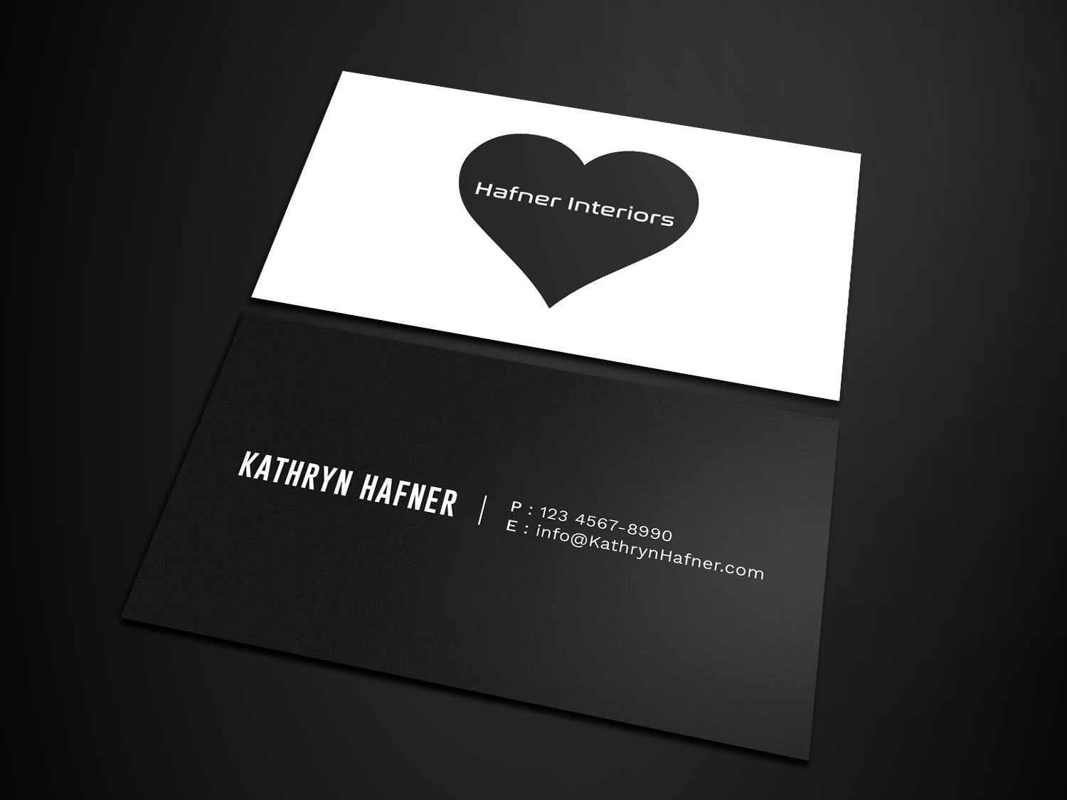 Business Card Design by Tripti Ranjan Gain for Hafner Interiors | Design #23540992