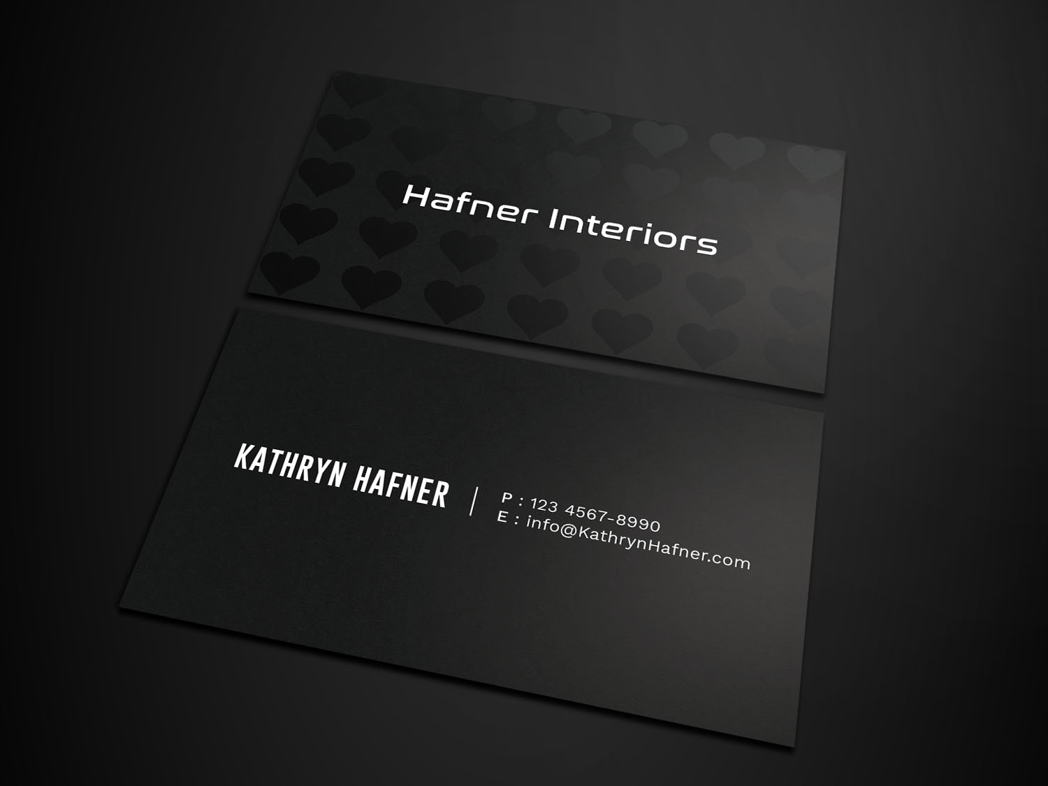 Business Card Design by Tripti Ranjan Gain for Hafner Interiors | Design #23540994