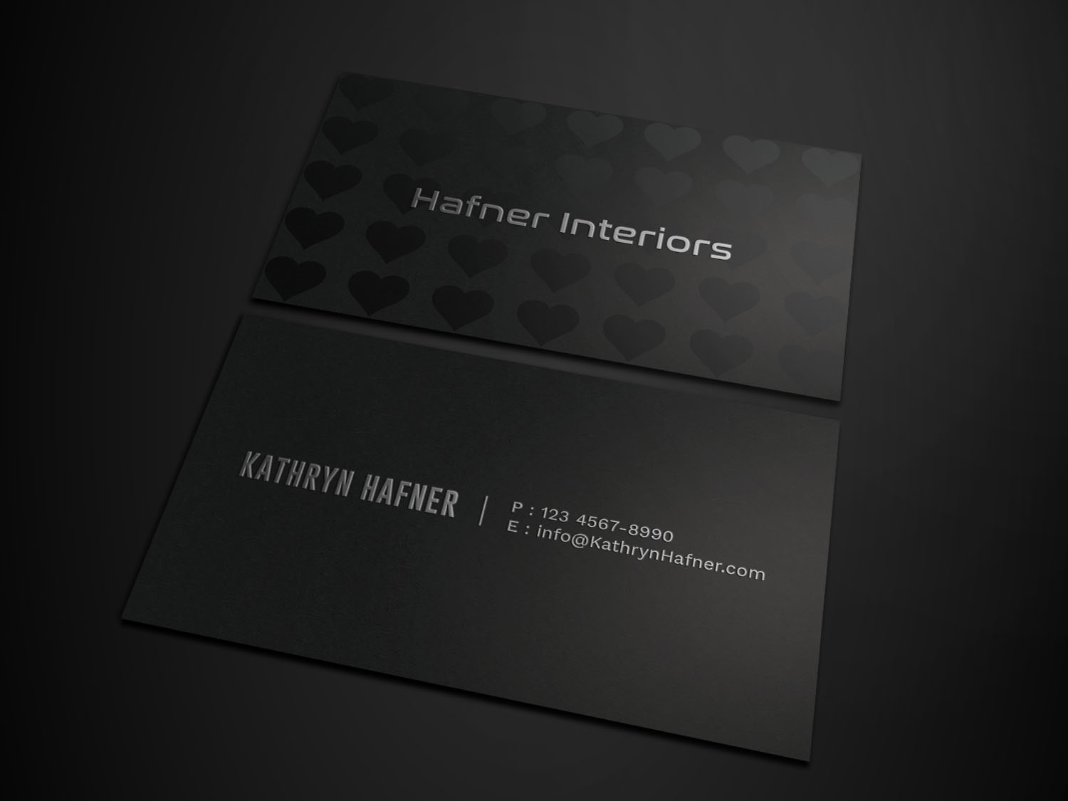 Business Card Design by Tripti Ranjan Gain for Hafner Interiors | Design #23540996