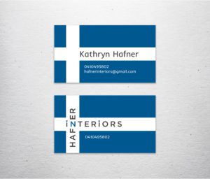 Business Card Design by Tripti Ranjan Gain for Hafner Interiors | Design: #23631062