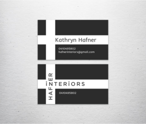 Business Card Design by Tripti Ranjan Gain for Hafner Interiors | Design: #23631116