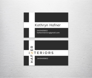 Business Card Design by Tripti Ranjan Gain for Hafner Interiors | Design: #23631438