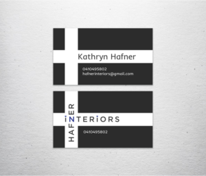 Business Card Design by Tripti Ranjan Gain for Hafner Interiors | Design: #23631439