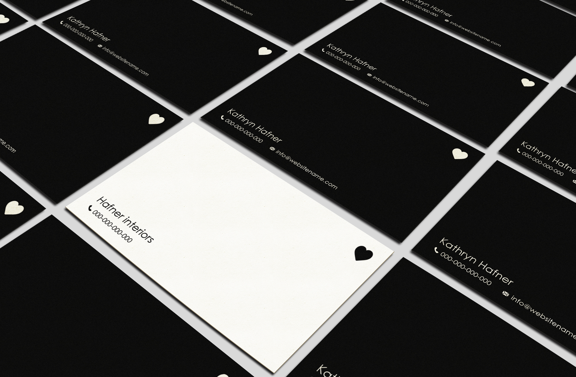 Visitenkarten-Design von T.R für Hafner Interiors | Design #23533285