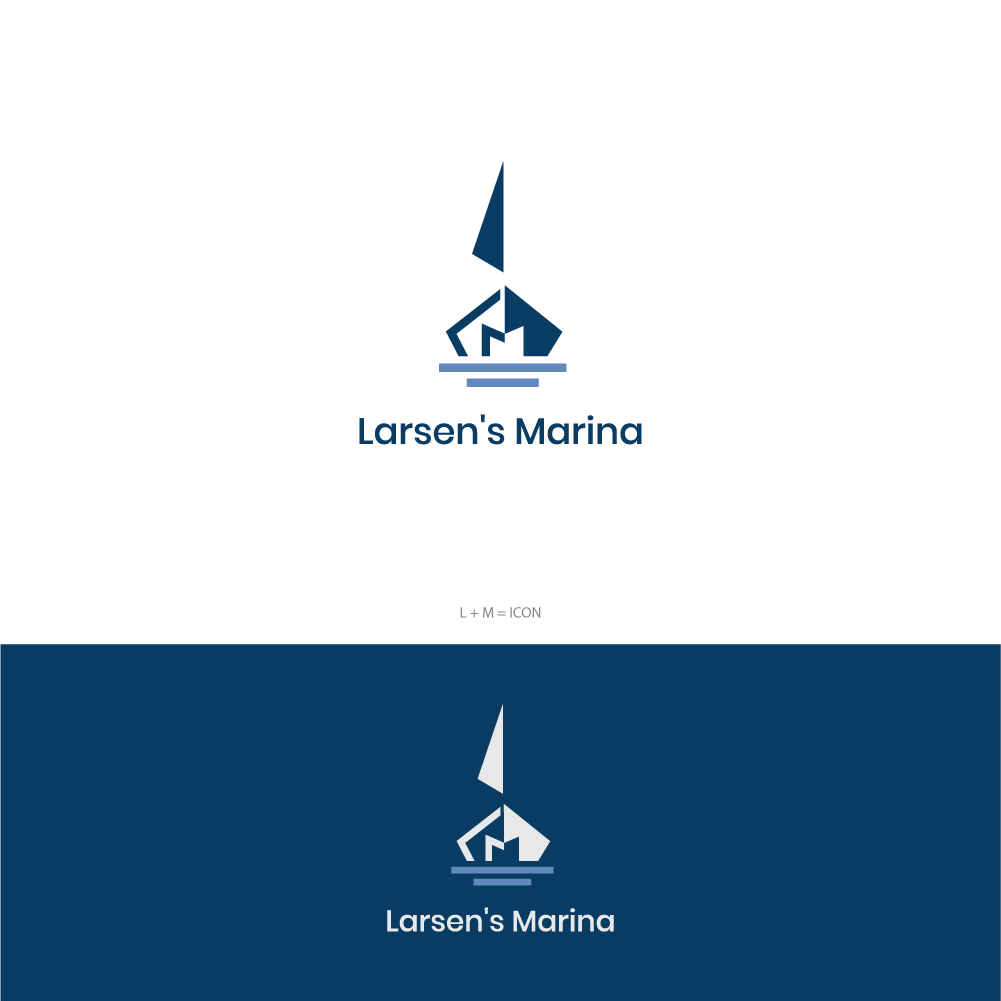 Logo Design by somani for Larsen's Marina | Design #23552703