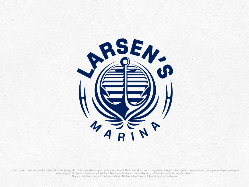 Logo Design by artswolf for Larsen's Marina | Design #23577004