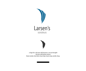 Larsen's Marina | Logo Design by Ng V Duc