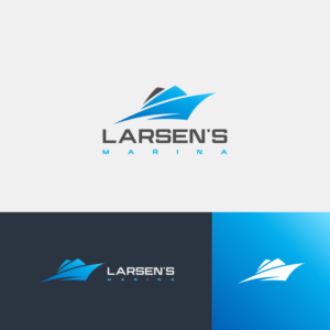 Logo-Design von shiningbrains für Larsen's Marina | Design: #23603252