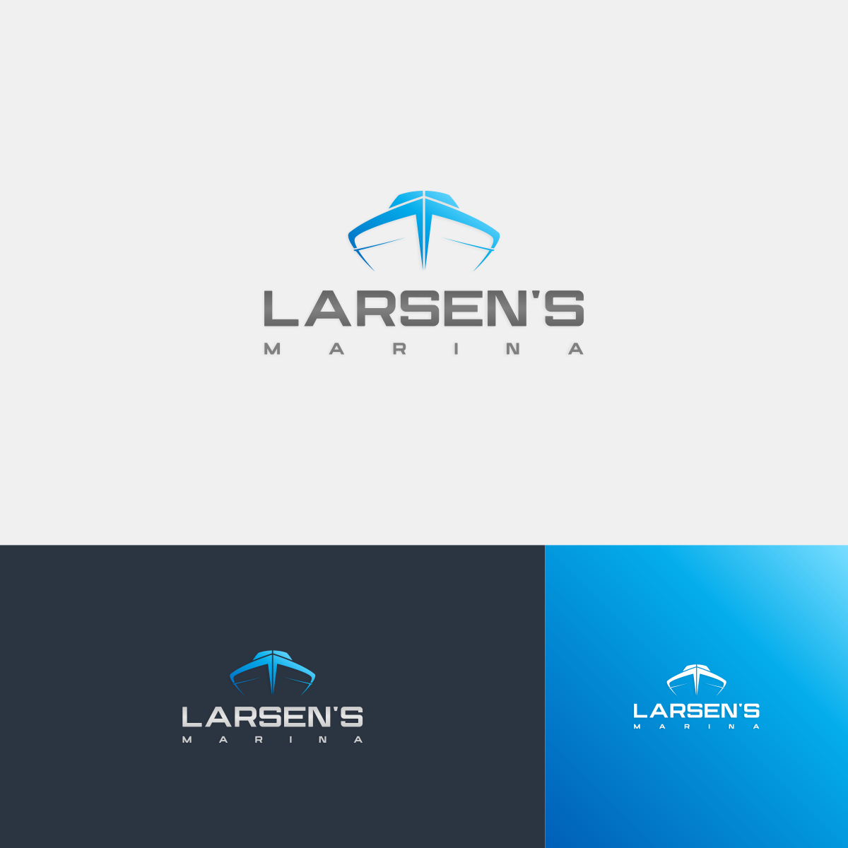 Logo Design by shiningbrains for Larsen's Marina | Design #23606836