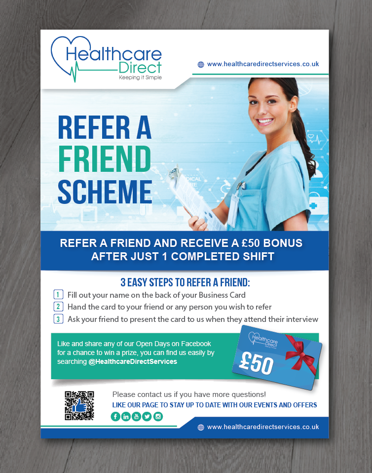 Flyer Design by alex989 for Staffing Direct | Design #23562959