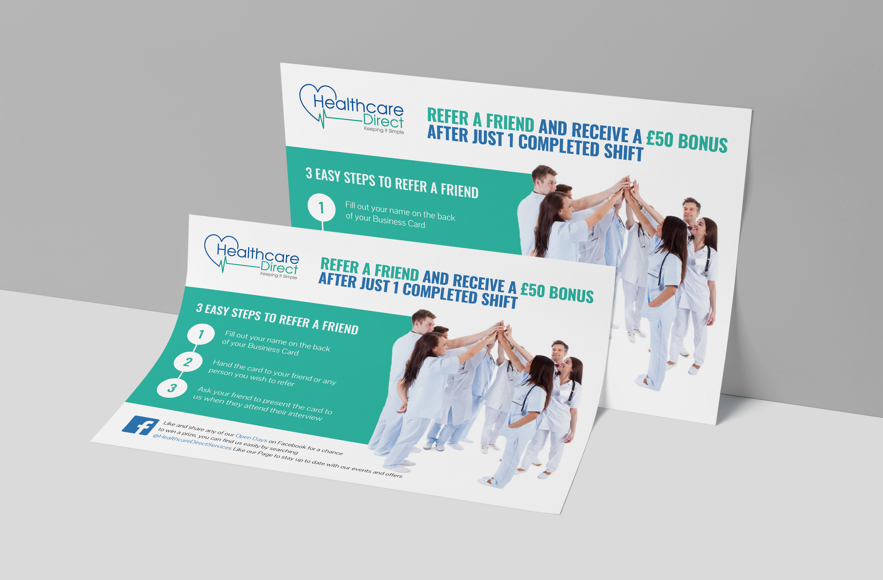 Flyer Design by danielb for Staffing Direct | Design #23574023