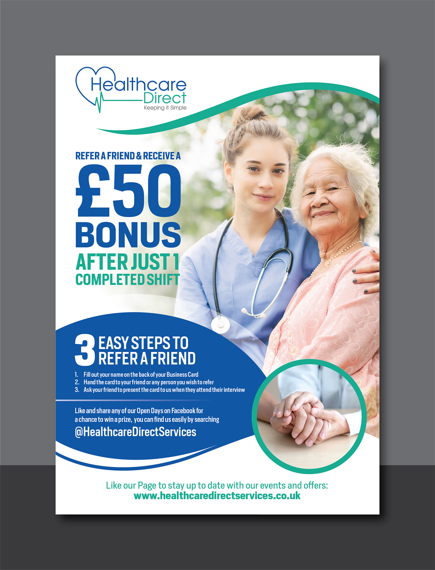 Flyer Design by Deziners Zone for Staffing Direct | Design #23534774