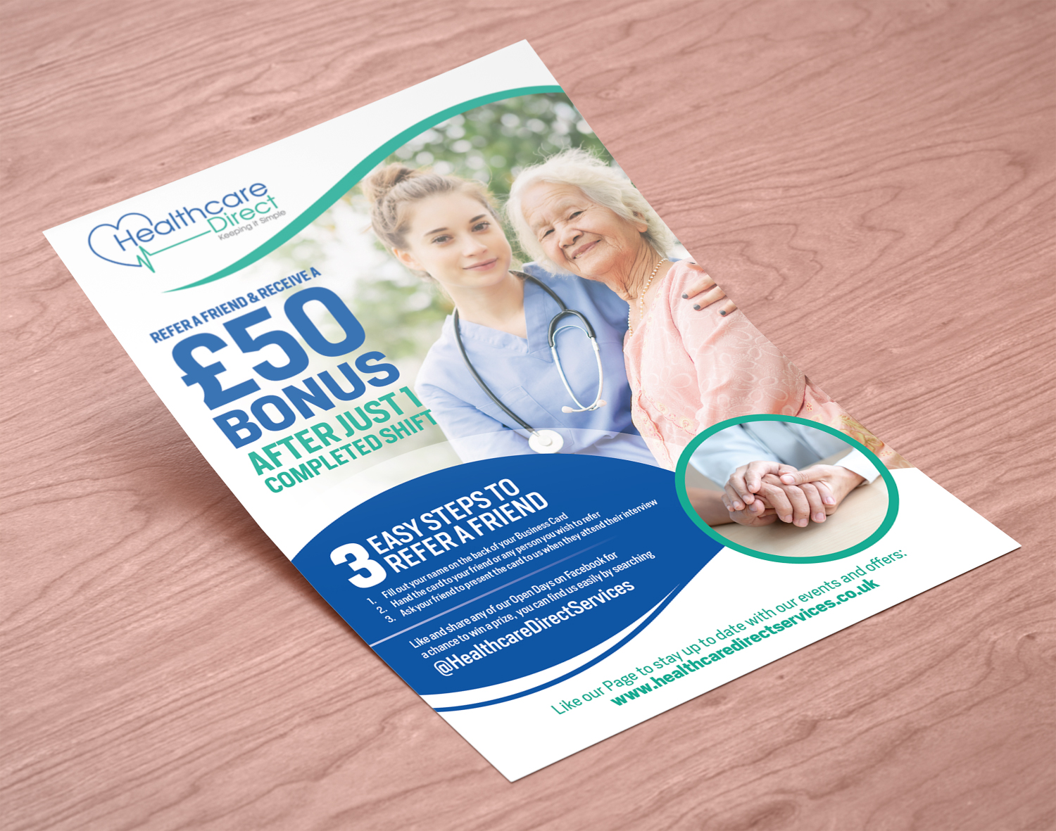 Flyer Design by Deziners Zone for Staffing Direct | Design #23534775