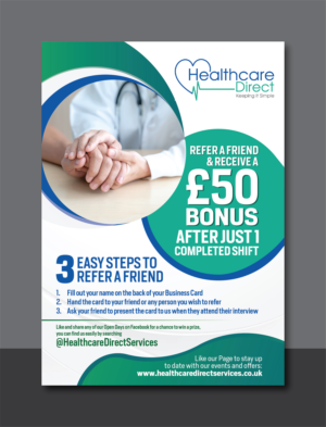 Flyer Design by Deziners Zone for Staffing Direct | Design: #23534777