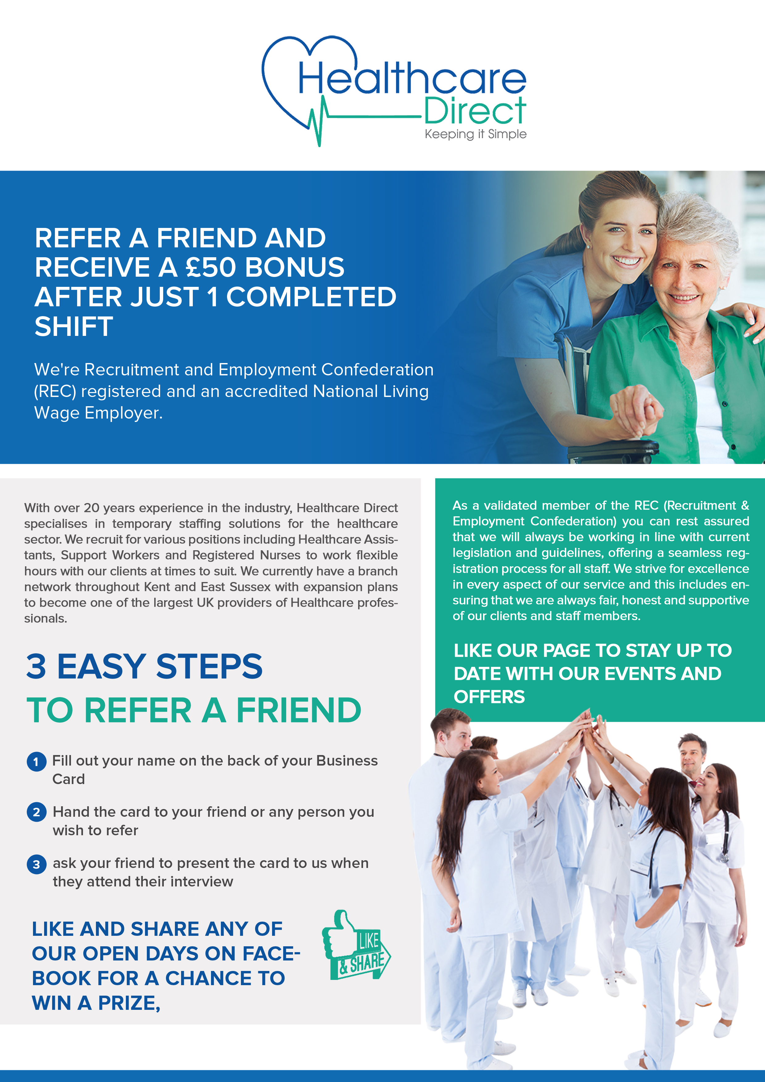 Diseño de Flyer por LAXMI DESIGNHUB para Staffing Direct | Diseño #23545957