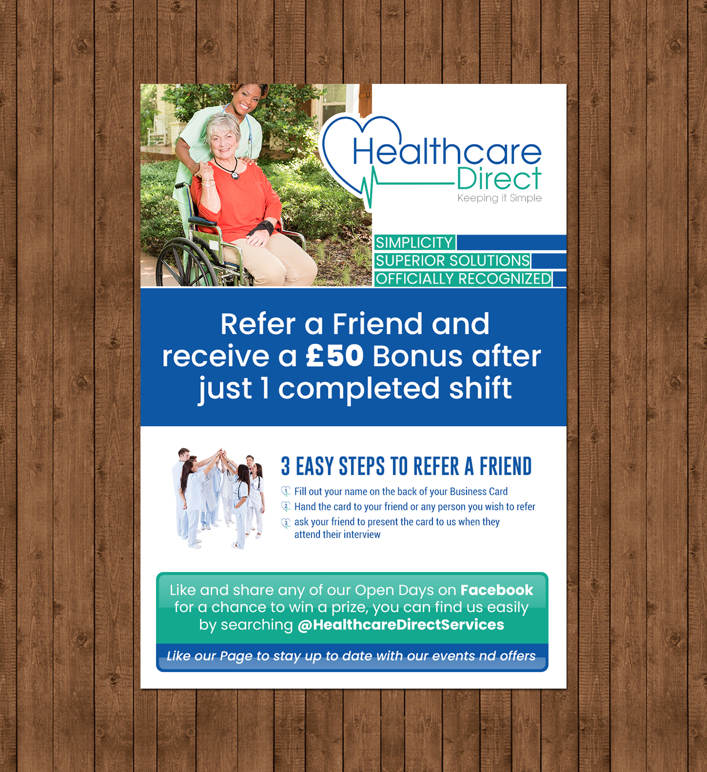 Diseño de Flyer por chandrayaan.creative para Staffing Direct | Diseño #23546593