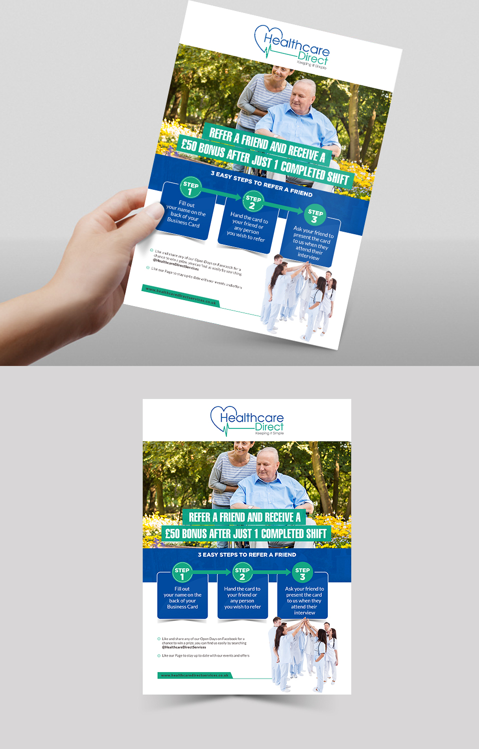 Flyer Design by Deepak_9_Malhotra for Staffing Direct | Design #23546003