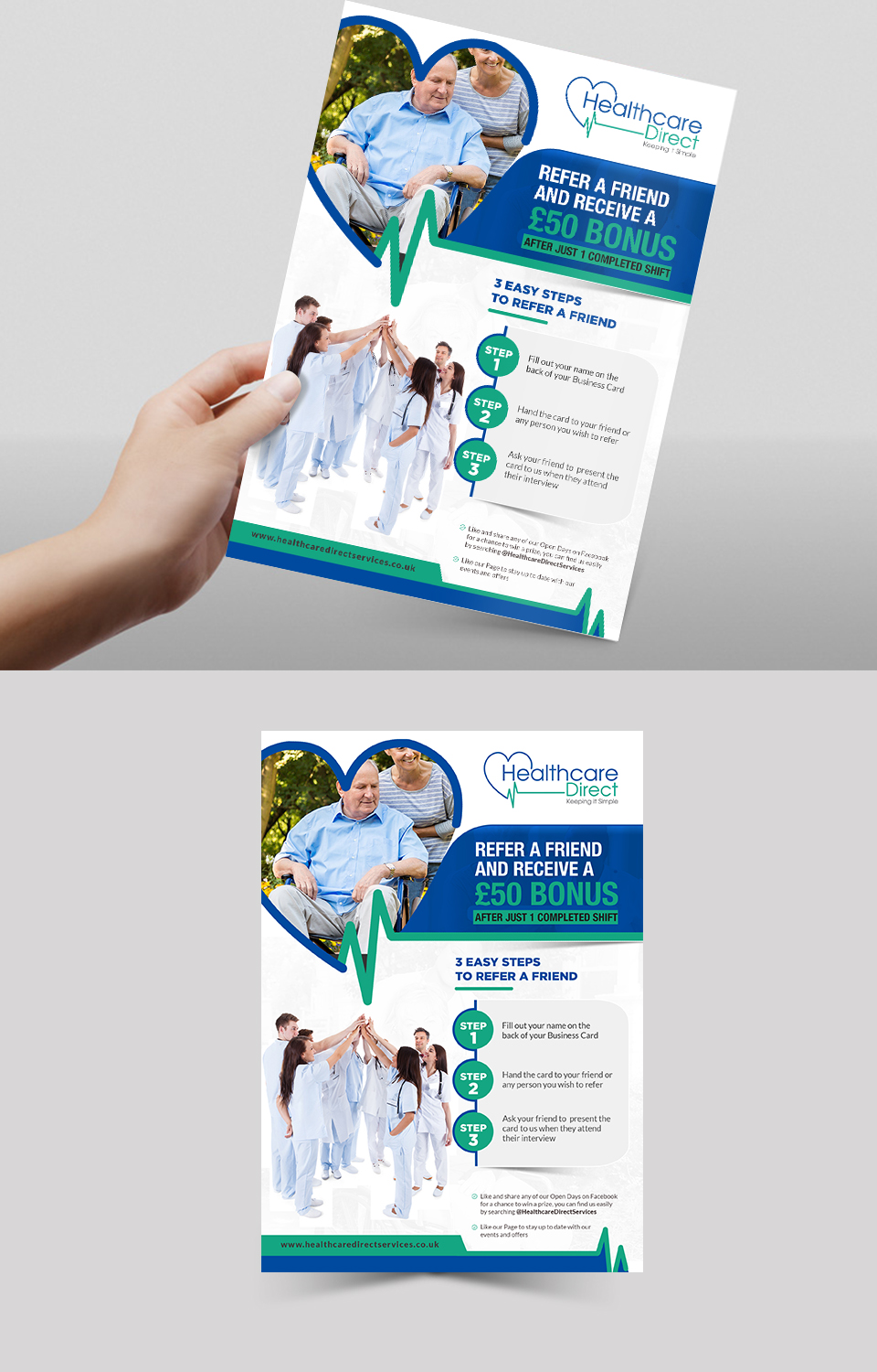 Flyer Design by Deepak_9_Malhotra for Staffing Direct | Design #23546529
