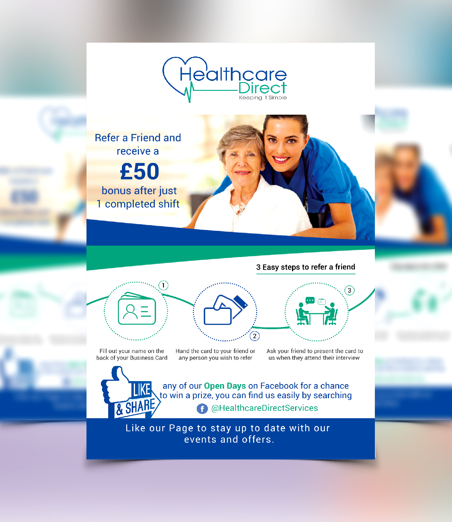 Diseño de Flyer por Mishuy para Staffing Direct | Diseño #23548422