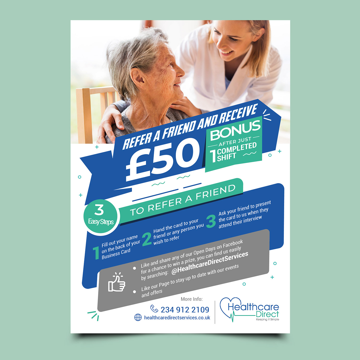 Flyer Design by Finley Johnson for Staffing Direct | Design #23577624