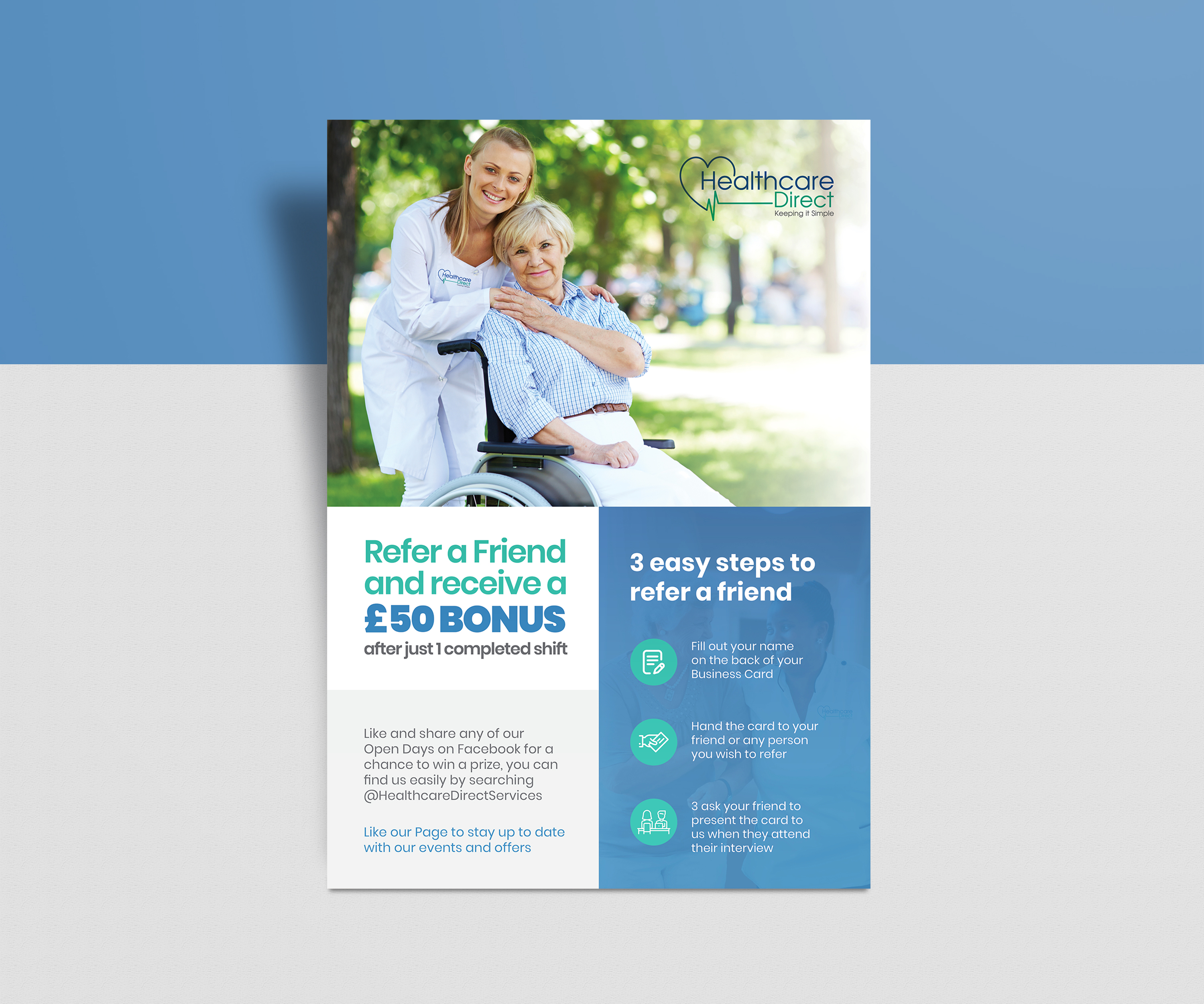 Flyer Design by enamalraj for Staffing Direct | Design #23569681