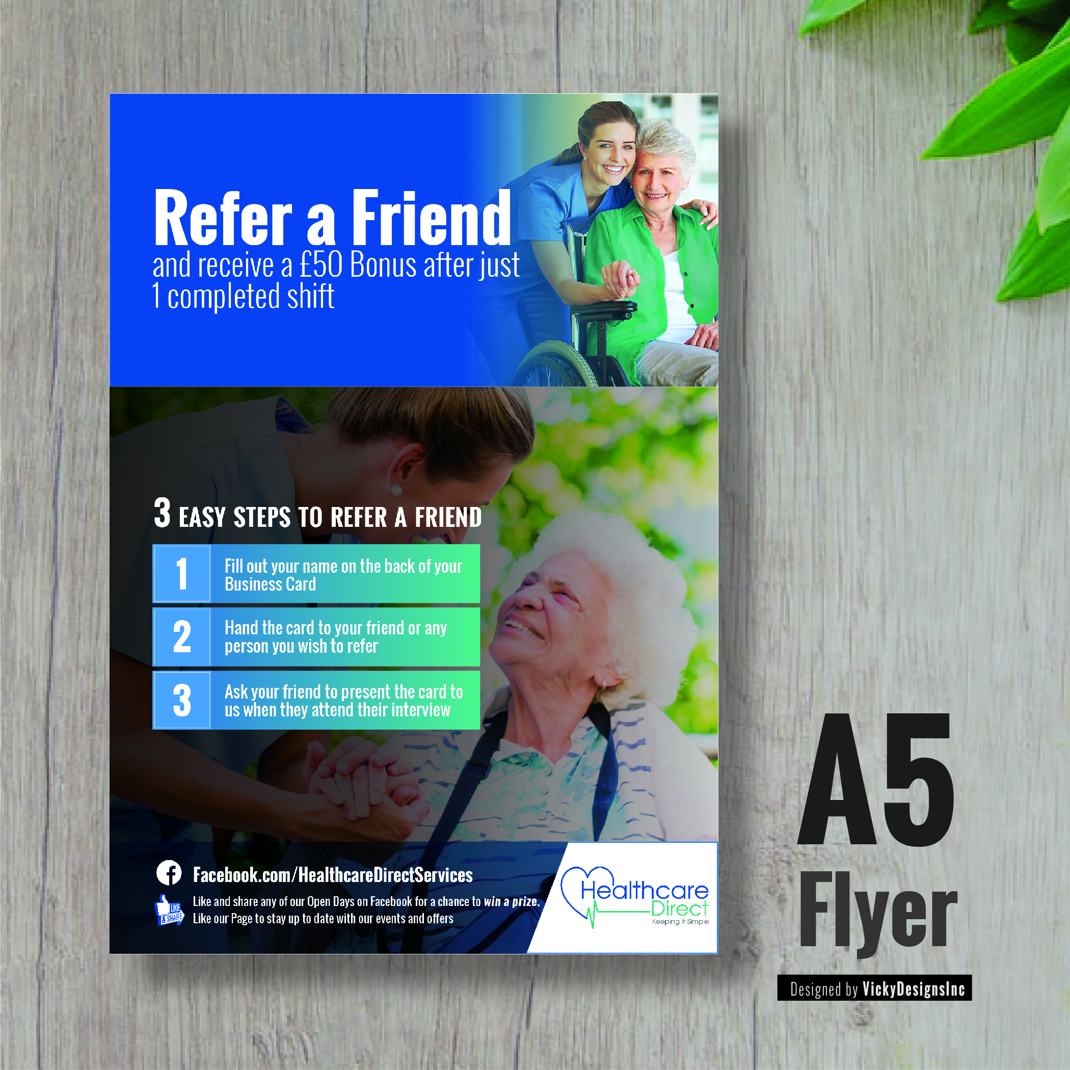 Flyer Design by Vicky designs Inc for Staffing Direct | Design #23575791