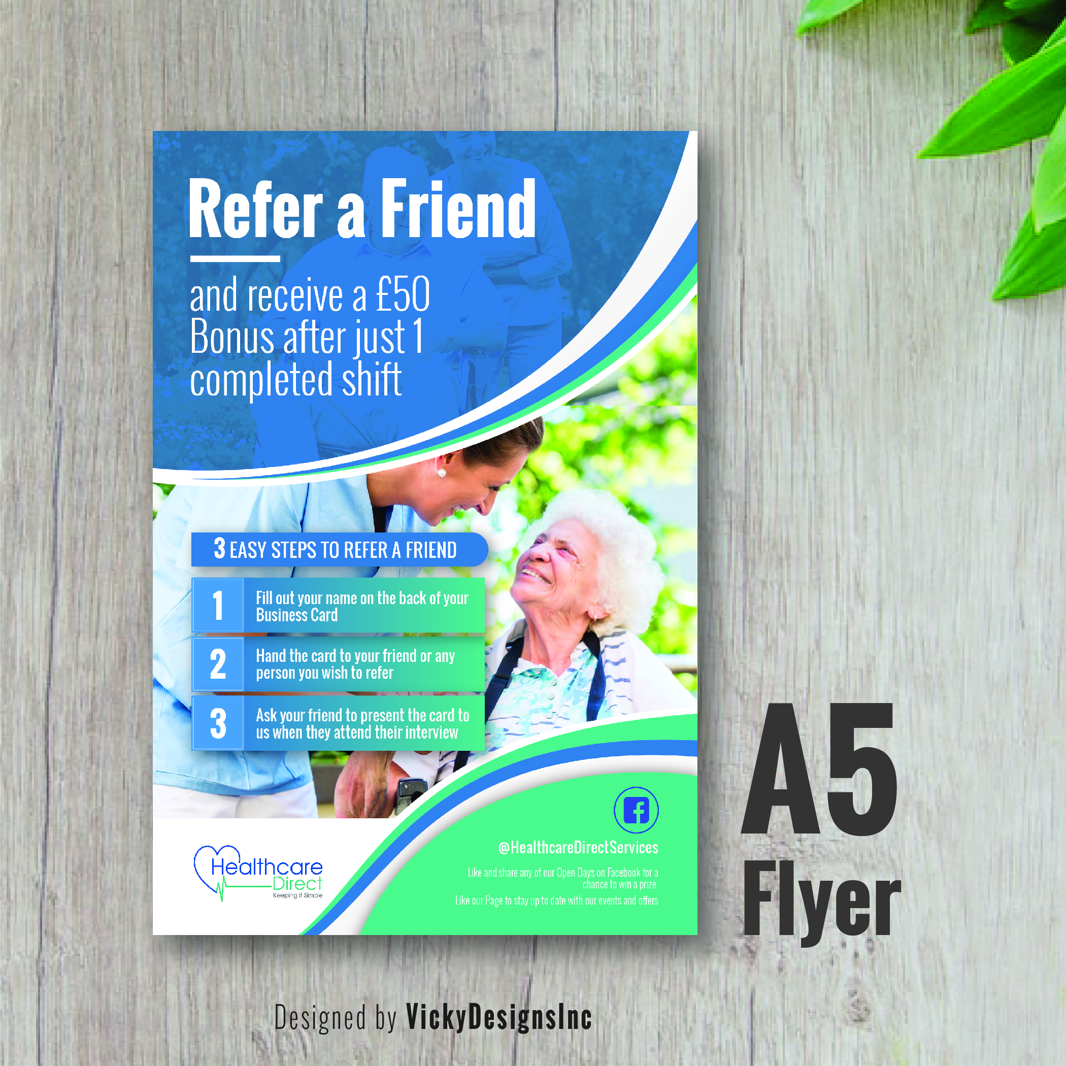 Flyer Design by Vicky designs Inc for Staffing Direct | Design #23579884