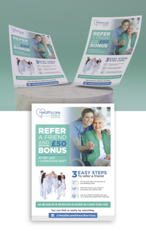 Flyer Design by M 8 for Staffing Direct | Design #23542911