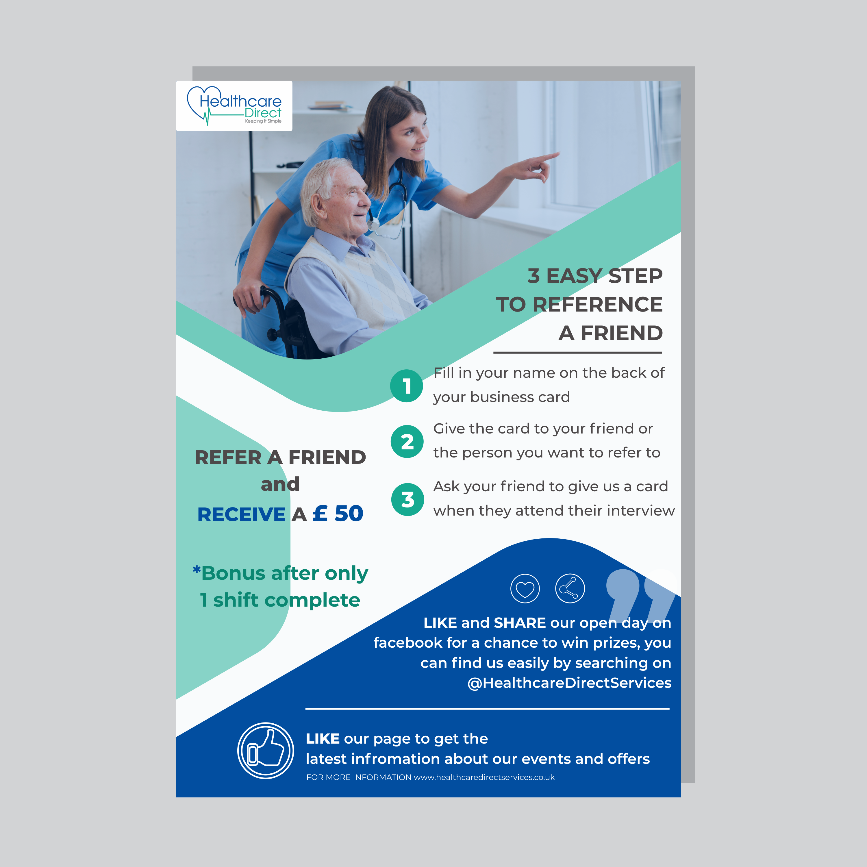 Flyer Design by abistaahmad for Staffing Direct | Design #23574564