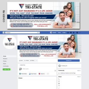 Life Insurance For Real Life | Facebook-Design von TSU Creations