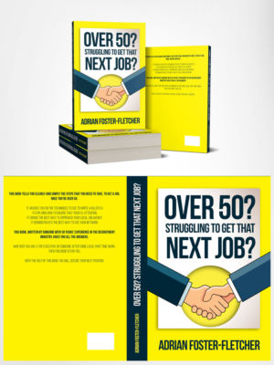 Non fiction book cover. The book advises how to get a new job. | Buchumschlag Design von Estratosphera