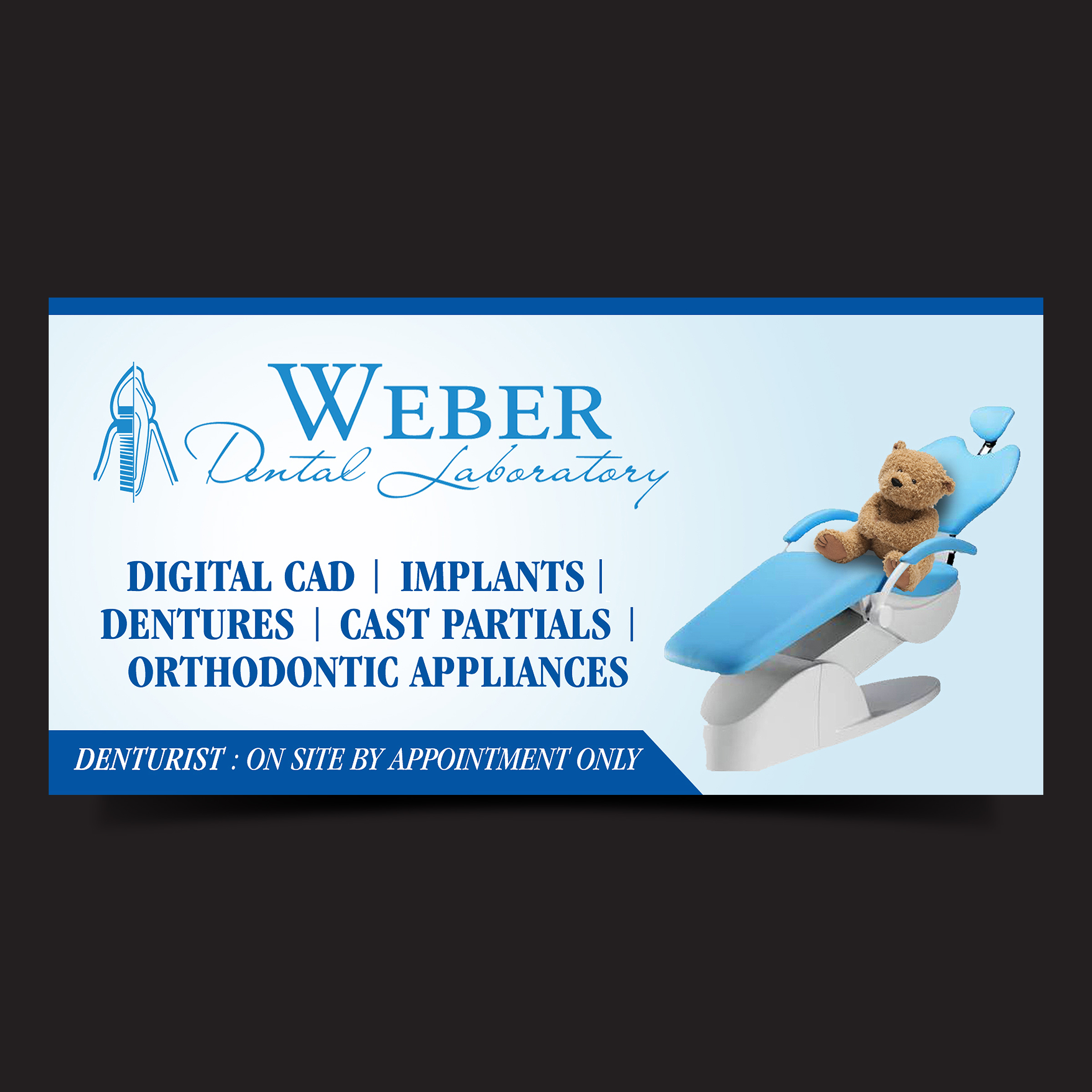 Billboard Design by Designers Hub for Weber Dental Laboratory | Design #23539243