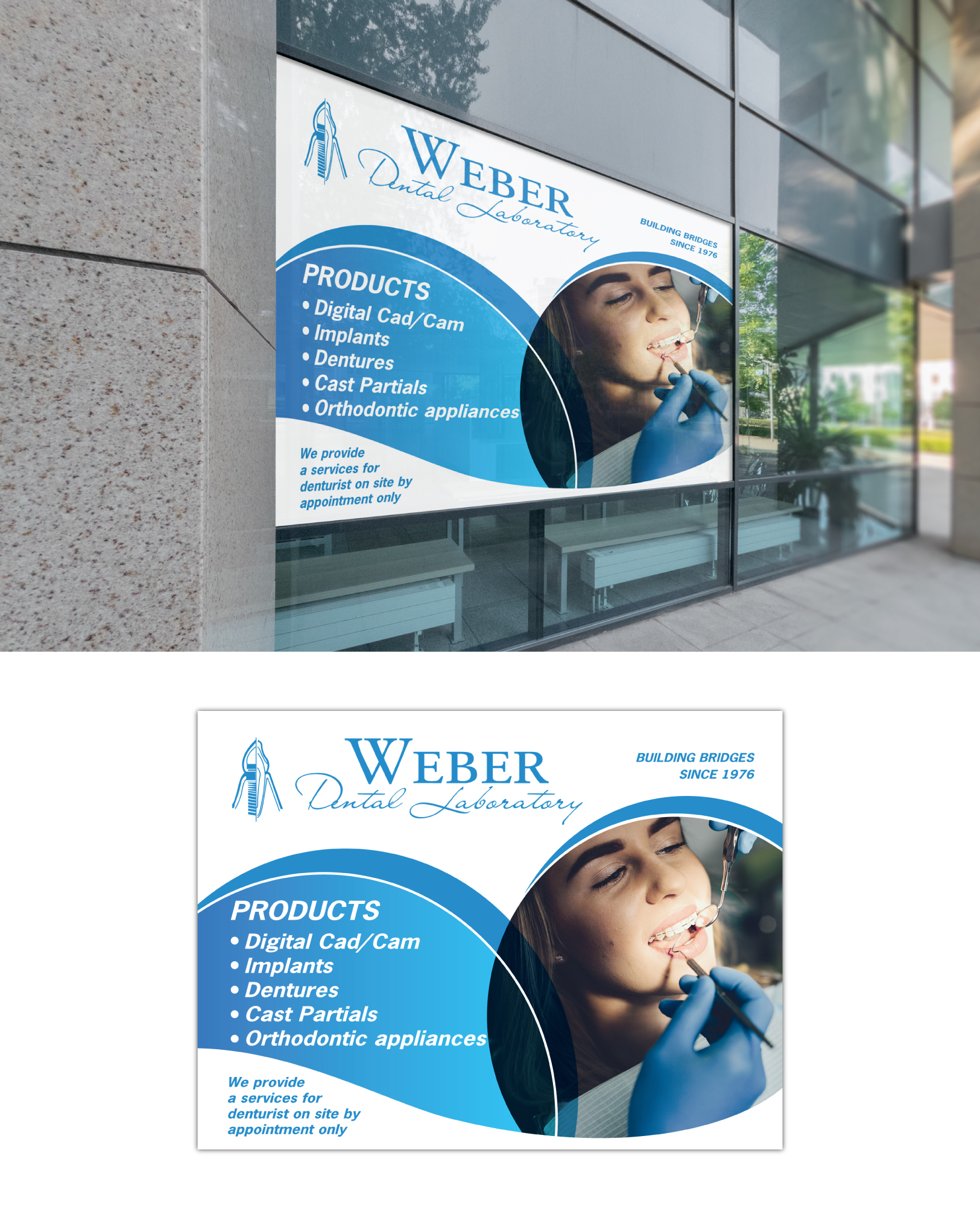 Billboard Design by Impressive Solutions for Weber Dental Laboratory | Design #23548030