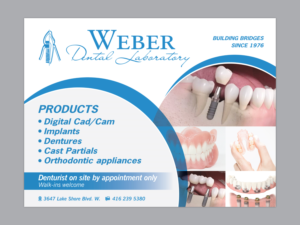 Billboard Design by Impressive Solutions for Weber Dental Laboratory | Design: #23563279